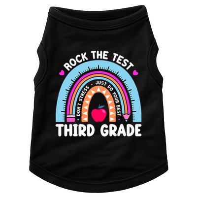 Rock The Test Day 3Rd Grade Teacher Third Grade Testing Day Doggie Tank