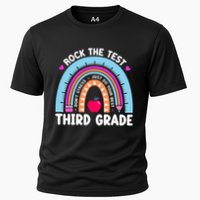 Rock The Test Day 3Rd Grade Teacher Third Grade Testing Day Performance Shirt