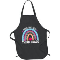 Rock The Test Day 3Rd Grade Teacher Third Grade Testing Day Apron