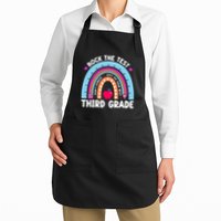 Rock The Test Day 3Rd Grade Teacher Third Grade Testing Day Apron