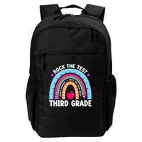 Rock The Test Day 3Rd Grade Teacher Third Grade Testing Day Backpack