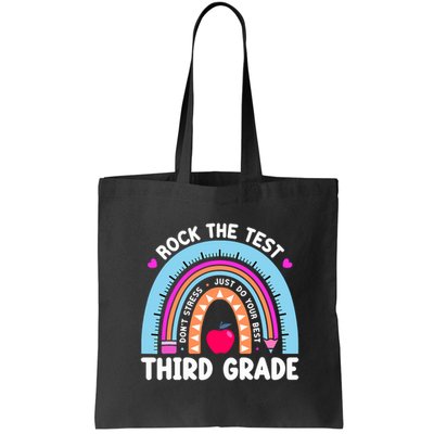 Rock The Test Day 3Rd Grade Teacher Third Grade Testing Day Bag