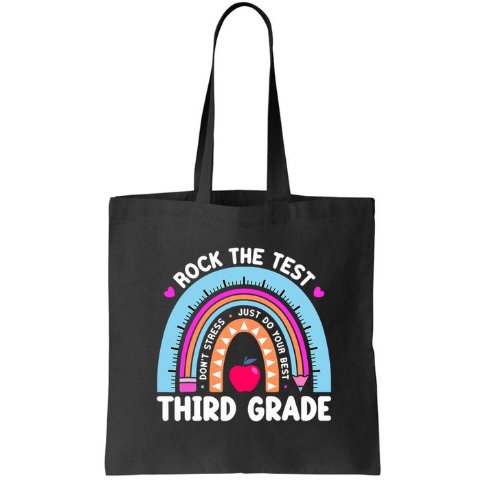 Rock The Test Day 3Rd Grade Teacher Third Grade Testing Day Bag