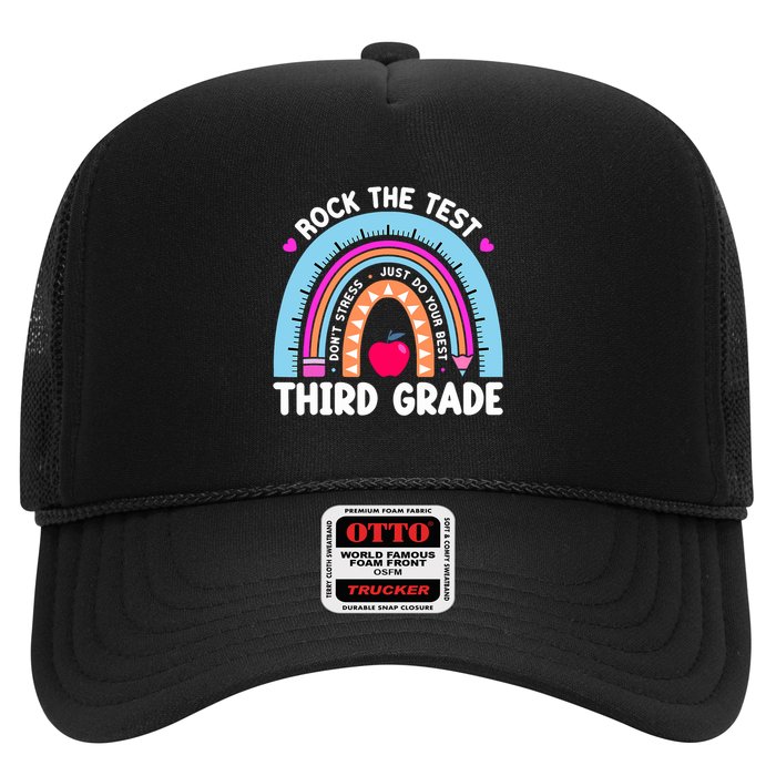 Rock The Test Day 3Rd Grade Teacher Third Grade Testing Day Hat