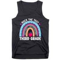 Rock The Test Day 3Rd Grade Teacher Third Grade Testing Day Tank Top