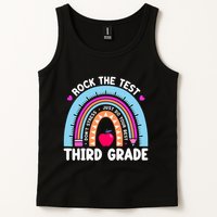 Rock The Test Day 3Rd Grade Teacher Third Grade Testing Day Tank Top