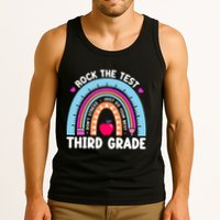 Rock The Test Day 3Rd Grade Teacher Third Grade Testing Day Tank Top
