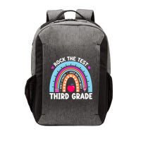 Rock The Test Day 3Rd Grade Teacher Third Grade Testing Day Vector Backpack