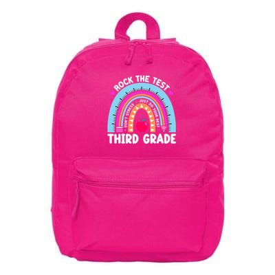 Rock The Test Day 3Rd Grade Teacher Third Grade Testing Day 16 in Basic Backpack