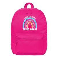 Rock The Test Day 3Rd Grade Teacher Third Grade Testing Day 16 in Basic Backpack