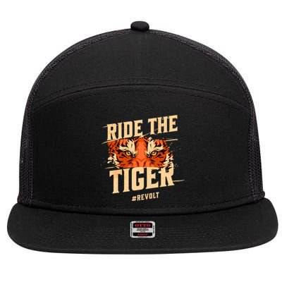 Ride The Tiger Revolt Against The Modern World Julius Evola 7 Panel Mesh Trucker Snapback Hat