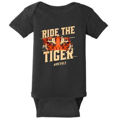 Ride The Tiger Revolt Against The Modern World Julius Evola Baby Bodysuit