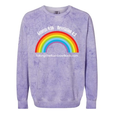 Revelation Taking The Rainbow Back Colorblast Crewneck Sweatshirt