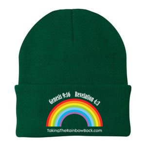 Revelation Taking The Rainbow Back Knit Cap Winter Beanie