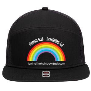 Revelation Taking The Rainbow Back 7 Panel Mesh Trucker Snapback Hat