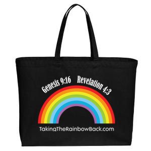 Revelation Taking The Rainbow Back Cotton Canvas Jumbo Tote