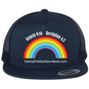 Revelation Taking The Rainbow Back Flat Bill Trucker Hat