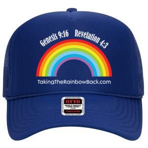 Revelation Taking The Rainbow Back High Crown Mesh Back Trucker Hat