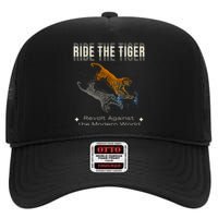 Ride The Tiger Julius Evola Revolt Against The Modern World High Crown Mesh Back Trucker Hat