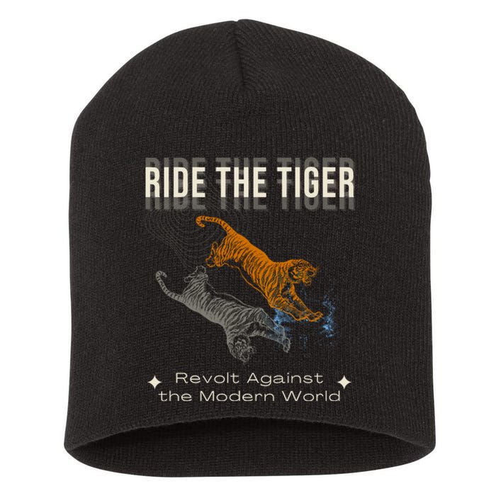 Ride The Tiger Julius Evola Revolt Against The Modern World Short Acrylic Beanie