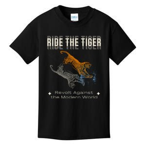 Ride The Tiger Julius Evola Revolt Against The Modern World Kids T-Shirt