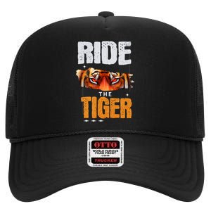 Ride The Tiger Revolt Against The Modern World Julius Evola High Crown Mesh Back Trucker Hat