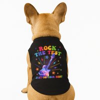 Rock The Test Testing Day Teacher Student Just Do Your Best Doggie Tank