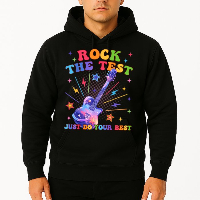 Rock The Test Testing Day Teacher Student Just Do Your Best Hoodie