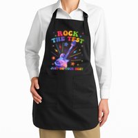 Rock The Test Testing Day Teacher Student Just Do Your Best Apron