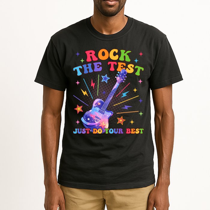 Rock The Test Testing Day Teacher Student Just Do Your Best Tall T-Shirt