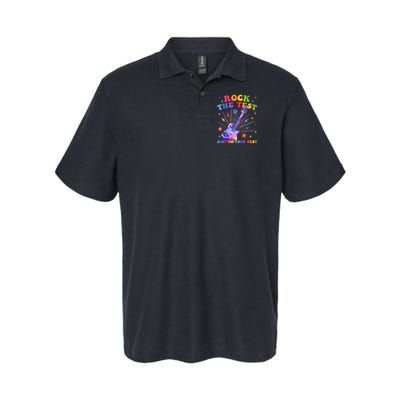 Rock The Test Testing Day Teacher Student Just Do Your Best Polo