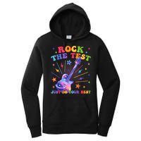 Rock The Test Testing Day Teacher Student Just Do Your Best Women's Pullover Hoodie