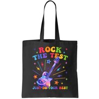 Rock The Test Testing Day Teacher Student Just Do Your Best Bag