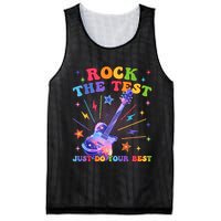 Rock The Test Testing Day Teacher Student Just Do Your Best Mesh Reversible Basketball Jersey Tank