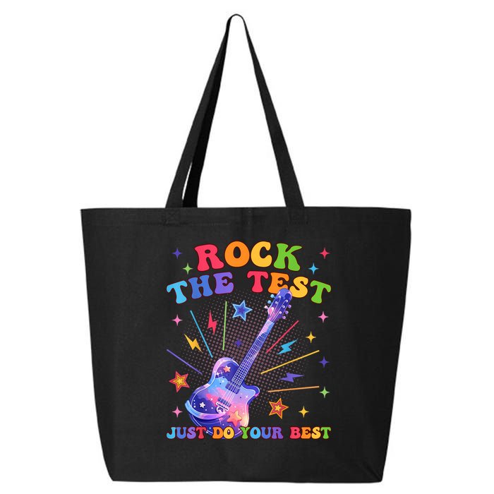 Rock The Test Testing Day Teacher Student Just Do Your Best 25L Jumbo Tote