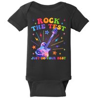 Rock The Test Testing Day Teacher Student Just Do Your Best Baby Bodysuit