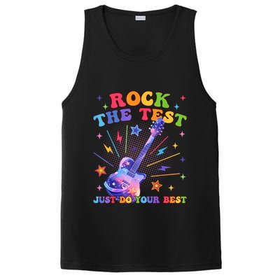 Rock The Test Testing Day Teacher Student Just Do Your Best PosiCharge Competitor Tank