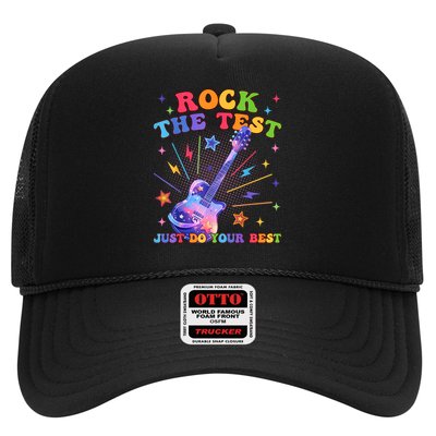 Rock The Test Testing Day Teacher Student Just Do Your Best Trucker Hat