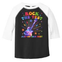 Rock The Test Testing Day Teacher Student Just Do Your Best Toddler Fine Jersey T-Shirt