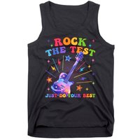Rock The Test Testing Day Teacher Student Just Do Your Best Tank Top