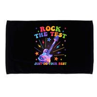 Rock The Test Testing Day Teacher Student Just Do Your Best Microfiber Hand Towel