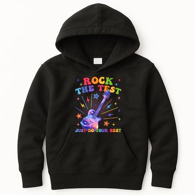 Rock The Test Testing Day Teacher Student Just Do Your Best Kids Hoodie