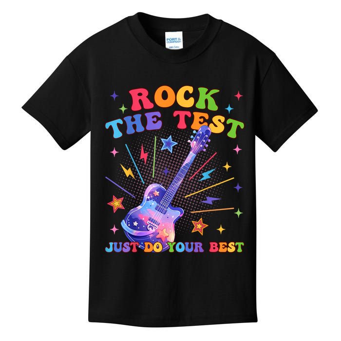 Rock The Test Testing Day Teacher Student Just Do Your Best Kids T-Shirt