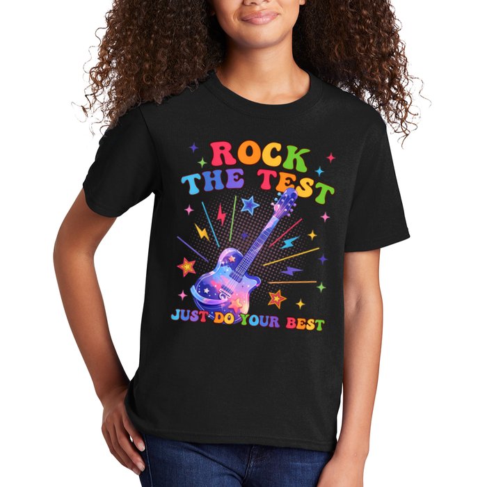 Rock The Test Testing Day Teacher Student Just Do Your Best Kids T-Shirt