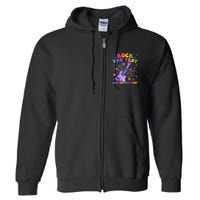 Rock The Test Testing Day Teacher Student Just Do Your Best Full Zip Hoodie