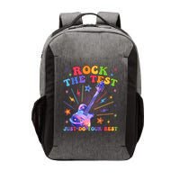 Rock The Test Testing Day Teacher Student Just Do Your Best Vector Backpack