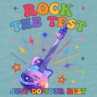 Rock The Test Testing Day Teacher Student Just Do Your Best Sueded Cloud Jersey T-Shirt