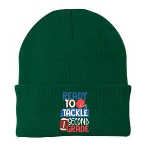 Ready To Tackle 2nd Grade Football Back To School Knit Cap Winter Beanie