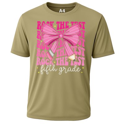 Rock The Test Day 5th Grade Teacher Fifth Grade Testing Day Performance Shirt
