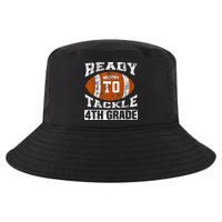 Ready To Tackle 4th Fourth Grade Football First Day School Cool Comfort Performance Bucket Hat
